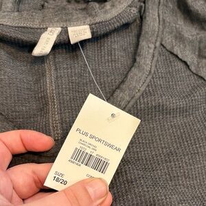 Cato Charcoal Plus Sportswear Top